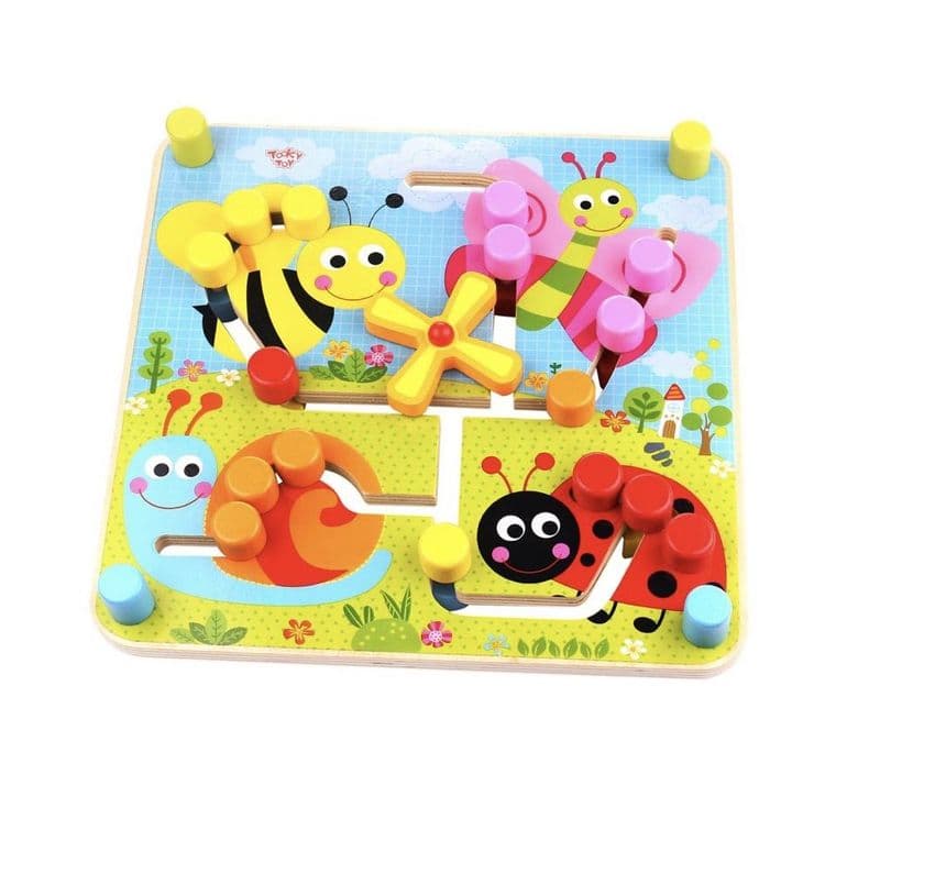 Garden Animal Bead Maze/ Pathfinder | Hampers by Lauren