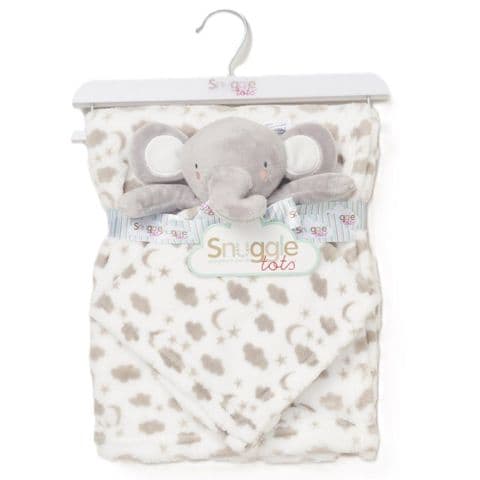 Grey Elephant Baby Blanket & Comforter