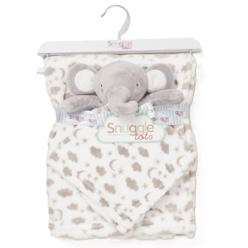 Grey Elephant Baby Blanket & Comforter | Hampers by Lauren