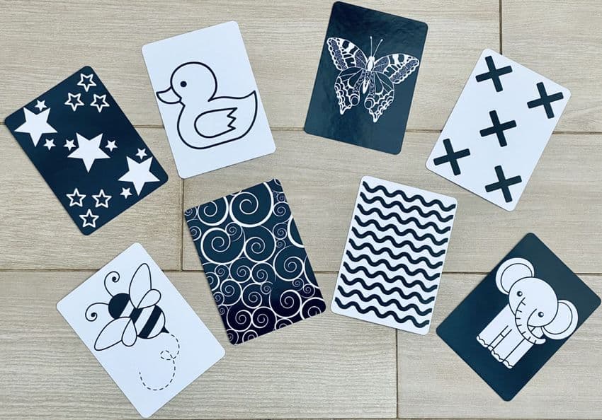 High Contrast Baby Sensory Flashcards | Hampers by Lauren