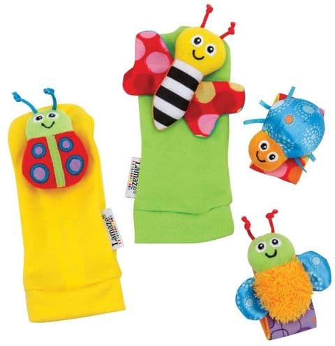 Lamaze Gardenbug Wrist and Foot Rattles