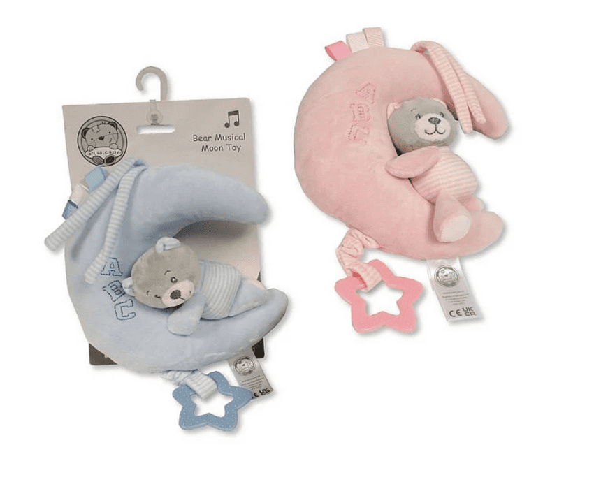 Musical Pram Toy Teddy & Moon | Hampers by Lauren