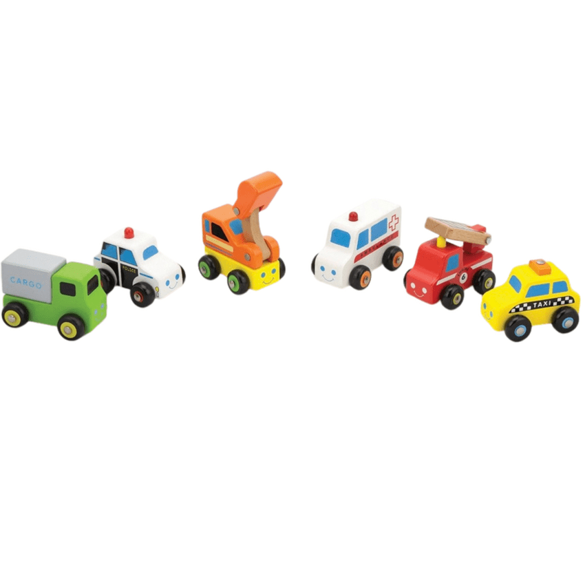 My First Wooden Vehicles - Set of 6