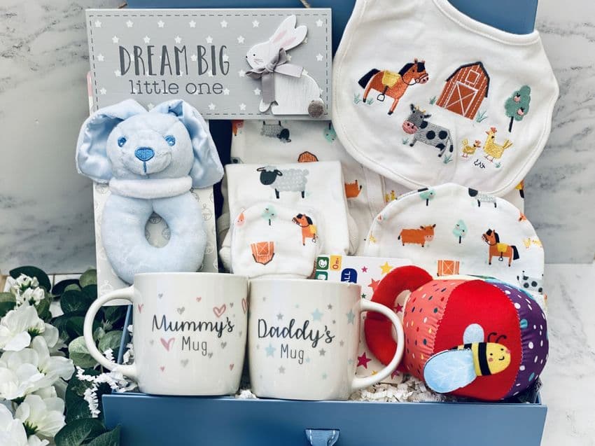 New Baby Boy and New Parents Gift Hamper | Hampers by Lauren