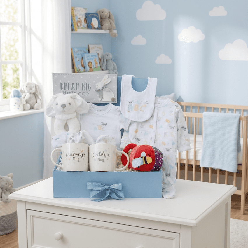 New Baby Boy and New Parents Gift Hamper | Hampers by Lauren