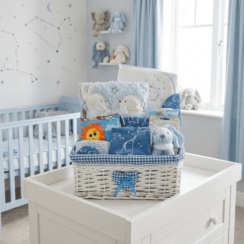 New Baby Boy and New Parents Original Gift Hamper | Hampers by Lauren