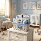 New Baby Boy and New Parents Original Gift Hamper | Hampers by Lauren