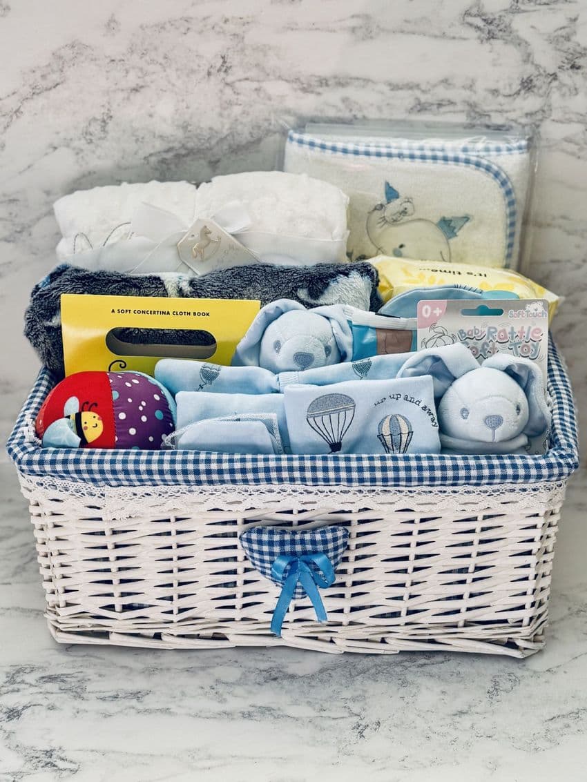 New Baby Boy and New Parents Original Gift Hamper | Hampers by Lauren