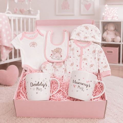 New Baby Girl and New Parents Luxury Original Gift Box