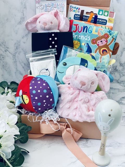 New Baby Girl's First Toys Gift Hamper