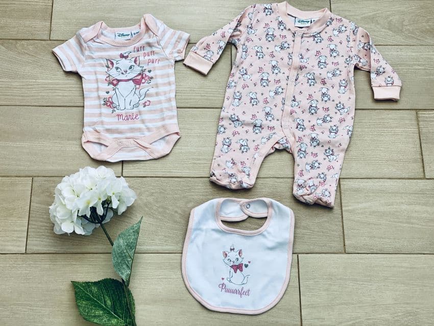 Pink Disney Aristocats Baby Clothing Set | Hampers by Lauren