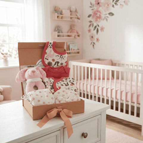Premature Baby Girl Gift Box  - Pink Forest Animal