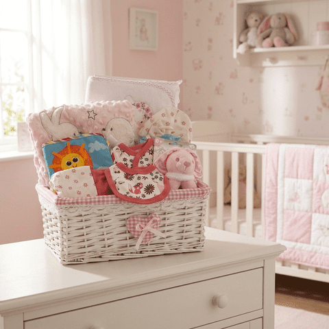 Premature Baby Girl Gift Hamper Large - Pink Forest Animal