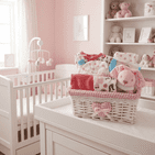 Premature Baby Girl Gift Hamper Original - Pink Forest Animal | Hampers by Lauren
