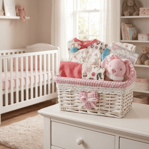 Premature Baby Girl Gift Hamper Original - Pink Forest Animal