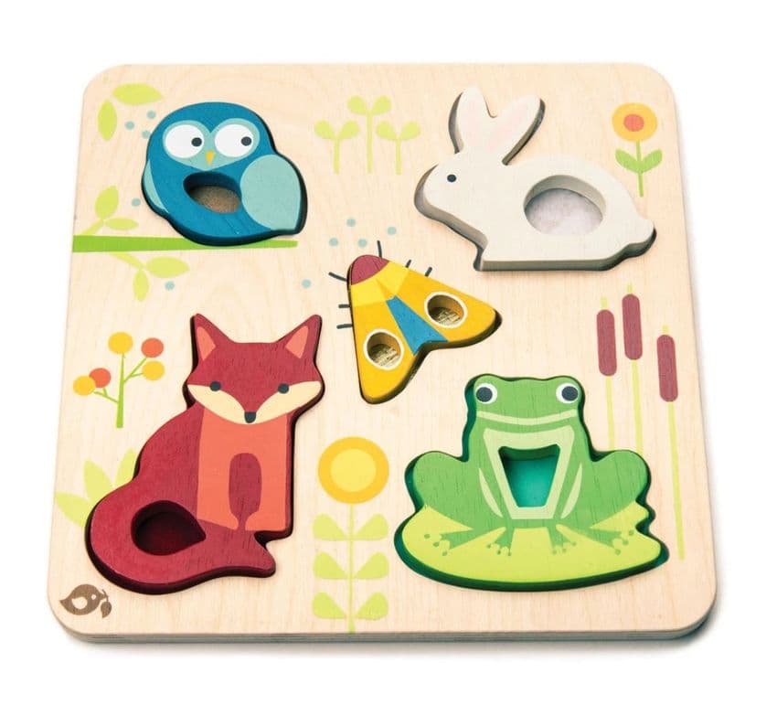 Sensory Tactile Animal Wooden Puzzle | Hampers by Lauren