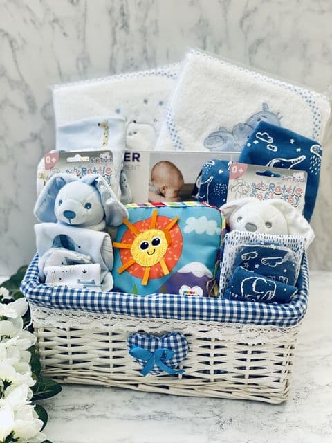 Twin Boys Luxury Baby Hamper - Large
