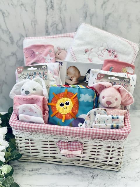 Twin Girls Luxury Baby Hamper - Large