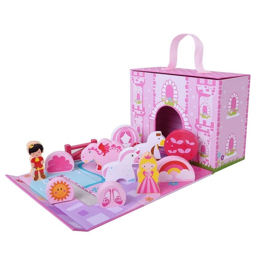 Unicorn Castle Foldaway Play Box