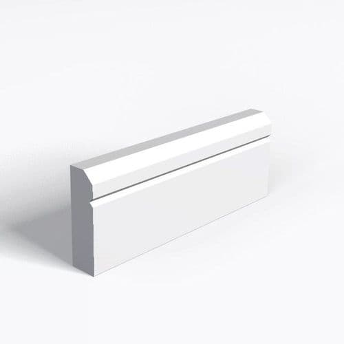 18mm Chamfered & Single V Groove Primed MDF