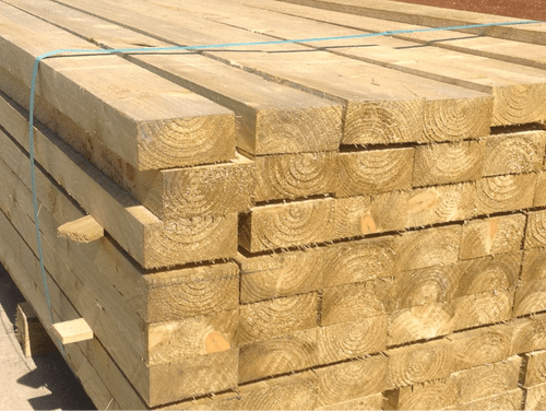 4x2" (100x47) Sawn Timber Joist / Rail - Tanalised