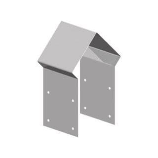 Bishops Hat Style - Birdsmouth Galvanised Straps