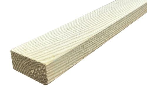 Bullnose Planed Eased Battens 25x50