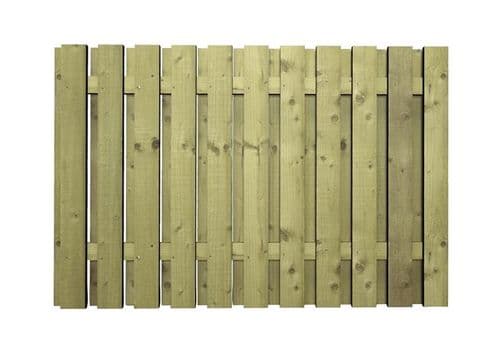 Clearance 50% Off - Economy Double Sided Paling Fence Panel / Gate