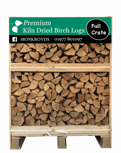 Full Crate Kiln Dried BIRCH Logs