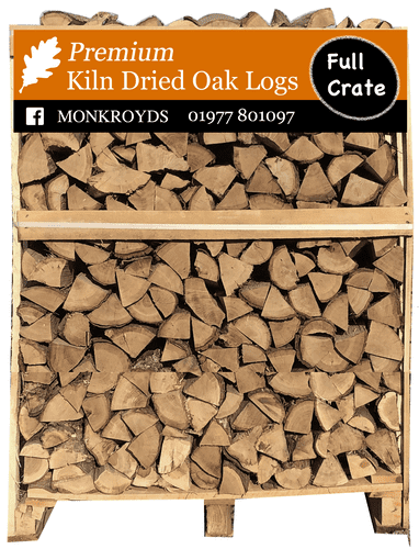 Full Crate Kiln Dried OAK Logs