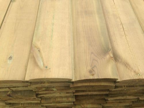 Log Lap T&G Cladding 125x25mm (119x19.5)