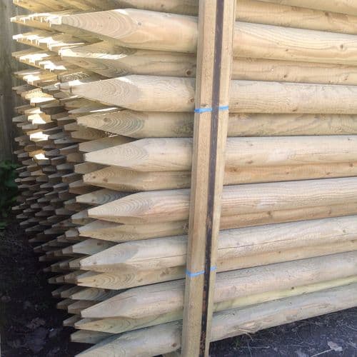 Machine Rounded 100mm Posts / Stakes