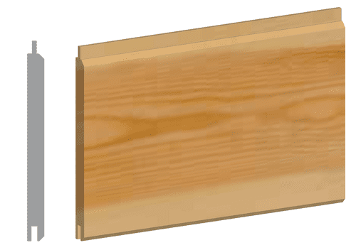 Matchboard Planed T&G Cladding 125 x 19mm