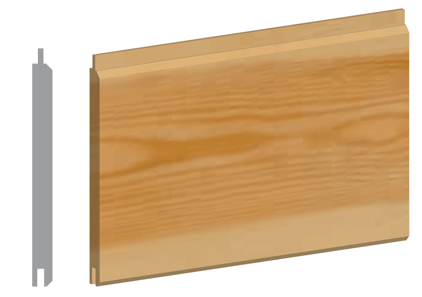 T G Cladding Matchboard Planed T&G Cladding 125 x 19mm