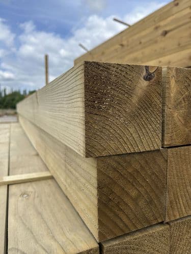 Planed Timber PSE Tanalised Pergola / Gate Posts 125x125 (5x5)