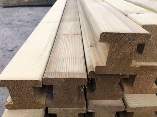 Planed Timber Tanalised H Posts 90x90