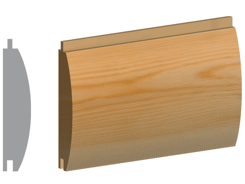 Premium Log Lap T&G Cladding 125x25mm (119x19.5)