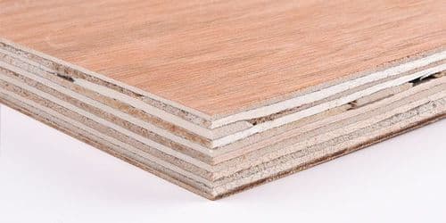 Red Hardwood Faced Plywood