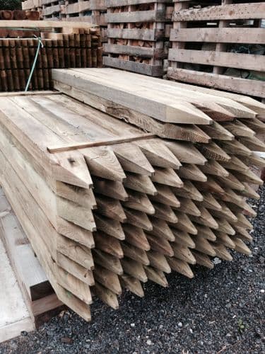 Timber Tanalised Fence Posts 125x75 - 4 Way Pointed