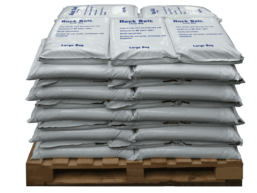 White De-Icing Rock Salt - Handy Bags Pallet Deals