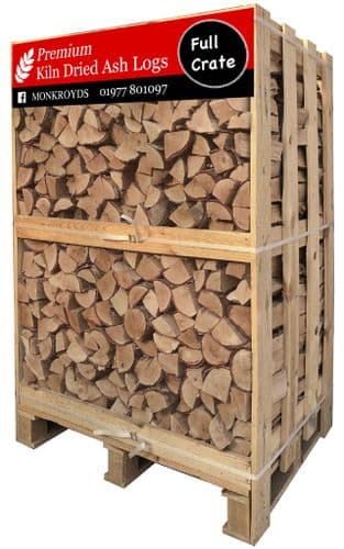 XL Full Crate Kiln Dried ASH Logs