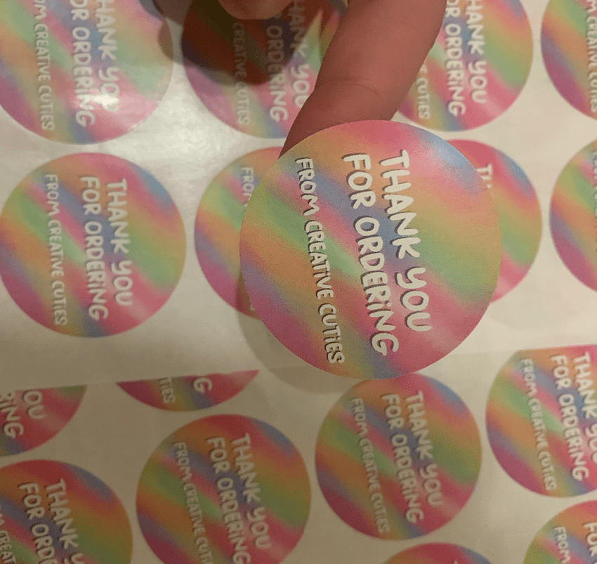 45mm Round Stickers
