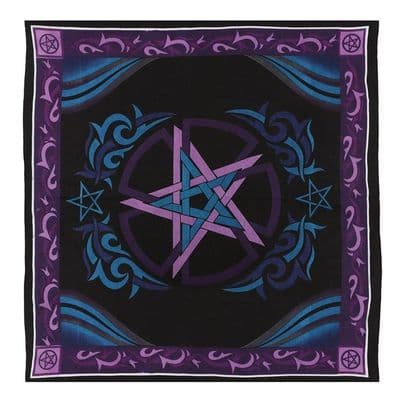 100CM X 100CM PENTACLE ALTAR CLOTH