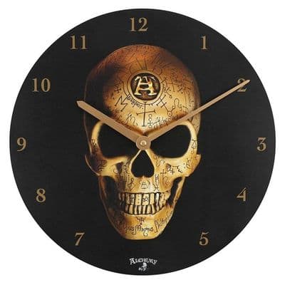 ALCHEMY OMEGA SKULL CLOCK