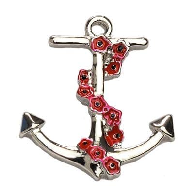 Anchor Pin Badge 20mm