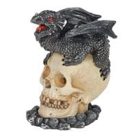 BLACK DRAGON INCENSE CONE BURNER BY ANNE STOKES
