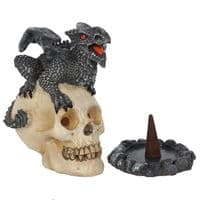 BLACK DRAGON INCENSE CONE BURNER BY ANNE STOKES