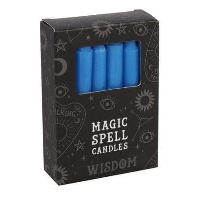 BLUE 'WISDOM' SPELL CANDLES