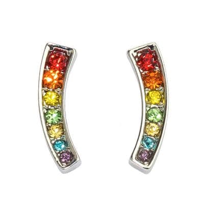 Coloured crystal studs - Colours Collection