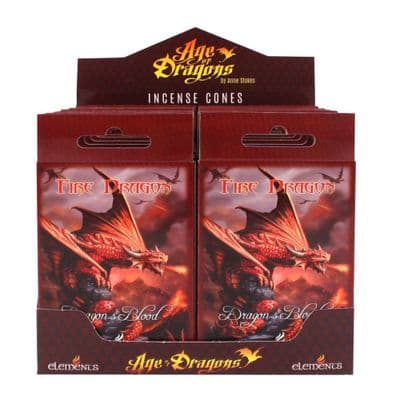 FIRE DRAGON INCENSE CONES BY ANNE STOKES